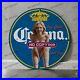 Vintage-Corona-Beer-Girl-Gasoline-Porcelain-Sign-Gas-Oil-Petroleum-motor-Pump-3-01-bmgn
