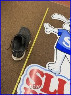 Vintage Coroplast Slush Puppie Dog Sign 44 Inches Tall 27 Inches At Widest Point