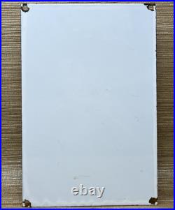 Vintage Cracker Jack Porcelain Sign Carmel Corn Gas Station Oil Movie Theater