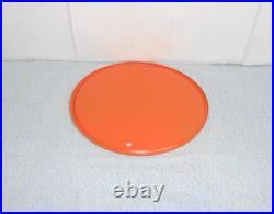 Vintage Crushy Orange Crush Soda Pop Advertising Sign Embossed Tin Metal Tacker