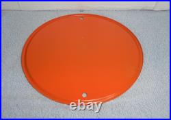 Vintage Crushy Orange Crush Soda Pop Advertising Sign Embossed Tin Metal Tacker