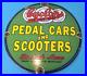 Vintage-Cyclops-Pedal-Cars-Porcelain-Toys-Scooters-Gas-Service-Station-Pump-Sign-01-xfcq