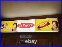 Vintage DR PEPPER Light Up Sign Movie Sign