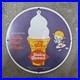 Vintage-Dairy-Queen-Old-Us-Gasoline-Oil-Gas-Pump-Enamel-Porcelain-Sign-01-gu