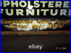 Vintage Davis Upholstered Furniture Reverse Painted Lighted Sign