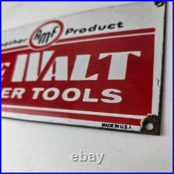 Vintage DeWalt Tools Porcelain Sign Auto Klein Tools Mechanic Garage Shop Sign Vintage DeWalt Tools Porcelain Sign Auto Klein Tools Mechanic Garage Shop Sign