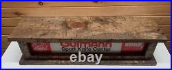 Vintage Dealer Knife Display Sign Lighted Advertising Puma Gutmann Edge Mark