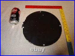 Vintage Dennis The Menace+ A & W Root Beer 11 3/4 Porcelain Metal Soda Gas Sign