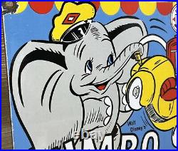 Vintage Diamond D-x Dumbo Porcelain Sign Motor Oil Gas Station Gasoline Service