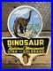 Vintage-Dinosaur-National-Monument-Porcelain-Advertising-Sign-Park-Topper-Gas-01-oohy