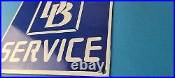 Vintage Dodge Brothers Sign Sales & Service Gas Automobile Pump Plate Sign