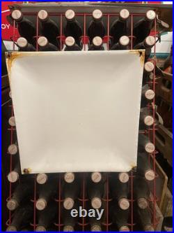 Vintage Double Cola Porcelain Sign Old Soda Beverage Advertising Food Gas Oil