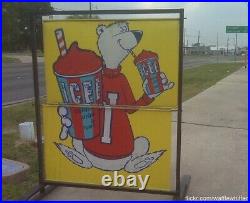 Vintage Double Panel Icee sign