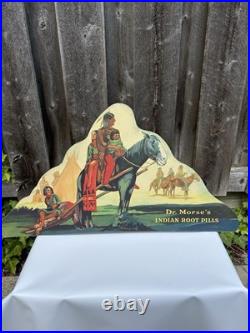 Vintage, Dr. Morse's Root Pills Advertising Sign