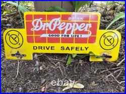 Vintage Dr Pepper Soda Plate Topper Porcelain Sign Car Dr. Pepper Truck Sign Vintage Dr Pepper Soda Plate Topper Porcelain Sign Car Dr. Pepper Truck Sign