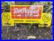 Vintage-Dr-Pepper-Soda-Plate-Topper-Porcelain-Sign-Car-Dr-Pepper-Truck-Sign-01-gul