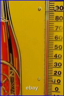 Vintage Dr Pepper Thermometer Sign When Hungry. Thirsty Or Tired 10 2 4