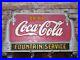 Vintage-Drink-Coca-Cola-Fountain-Service-Cast-Iron-Bench-Sign-Original-Paint-01-kmr