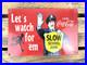Vintage-Drink-Coca-cola-Slow-School-Zone-Porcelain-Gas-Oil-Kids-Traffic-Sign-01-owo