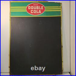 Vintage Drink Double Cola Chalkboard Advertising Sign Colorful 27.5 X 19.5 Vintage Drink Double Cola Chalkboard Advertising Sign Colorful 27.5 X 19.5
