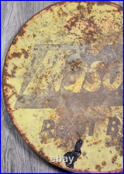 Vintage Drink Mason's Root Beer Sign Metal Double Sided Dealer Shop Store Flange