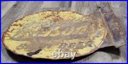 Vintage Drink Mason's Root Beer Sign Metal Double Sided Dealer Shop Store Flange