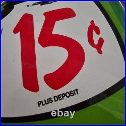 Vintage Drink Mountain Dew Old Us Gasoline Oil Gas Pump Enamel Porcelain Sign Vintage Drink Mountain Dew Old Us Gasoline Oil Gas Pump Enamel Porcelain Sign