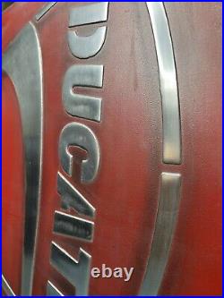 Vintage Ducati Metal Sign(handmade)