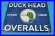 Vintage-Duck-Head-Overalls-Porcelain-Gas-Farm-Union-Made-General-Store-Pump-Sign-01-cvoj