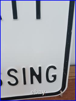 Vintage Embossed Metal Private Property Sign