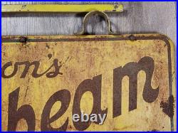 Vintage Erickson's Sunbeam Bread Bakery Store Sign Double Sided Metal 30 X 20