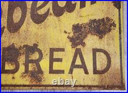 Vintage Erickson's Sunbeam Bread Bakery Store Sign Double Sided Metal 30 X 20
