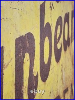 Vintage Erickson's Sunbeam Bread Bakery Store Sign Double Sided Metal 30 X 20