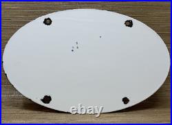 Vintage Esso Gasoline Porcelain Sign Gas Station Pump Plate Motor Oil Service Vintage Esso Gasoline Porcelain Sign Gas Station Pump Plate Motor Oil Service