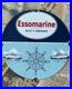 Vintage-Essomarine-Oils-Greases-Gas-Motor-12-Inch-Porcelain-Enamel-Sign-01-nxnc