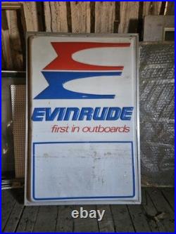 Vintage Evinrude Lighted Advertising sign for business, home, or collection