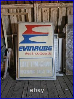 Vintage Evinrude Lighted Advertising sign for business, home, or collection