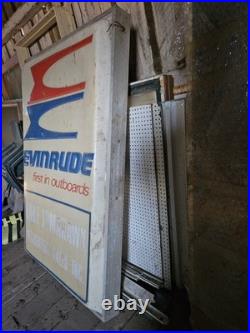 Vintage Evinrude Lighted Advertising sign for business, home, or collection