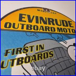 Vintage Evinrude Outboards Porcelain Sign Boat Motor Gas Engines Casper Sign Vintage Evinrude Outboards Porcelain Sign Boat Motor Gas Engines Casper Sign