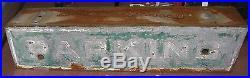 Vintage Ex Neon Parking Tin Sign Global Shipping Available