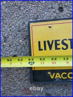 Vintage FRANKLIN LIVESTOCK SUPPLIES SIGN