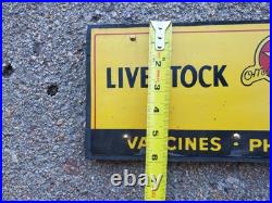 Vintage FRANKLIN LIVESTOCK SUPPLIES SIGN