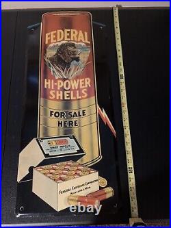 Vintage Federal High Power shell Sign