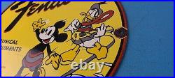 Vintage Fender Guitars & Amplifiers Porcelain Mickey Mouse Service Station Sign