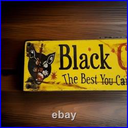 Vintage Fireworks Porcelain Sign Celebrate 4th Of July Firecrackers Gas Oil USA