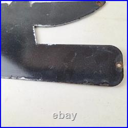 Vintage Flying A Gasoline Sign Giant Power Gas Service Pump Advertising Sign