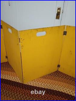 Vintage Folding Wooden Sign OTIS Elevator / Escalator Barrier