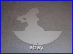 Vintage Ford Genuine Parts V8 Service Garage Woman Metal Car Truck Gasoline Sign