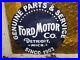 Vintage-Ford-Motor-Co-Porcelain-Sign-Detroit-Car-Gas-Sales-Service-Auto-Parts-01-vplr