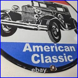 Vintage Ford Motors Sign American Classic Garage Gas Automotive Porcelain Sign